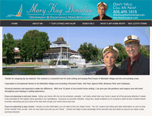 Tablet Screenshot of marykaydonahoe.com